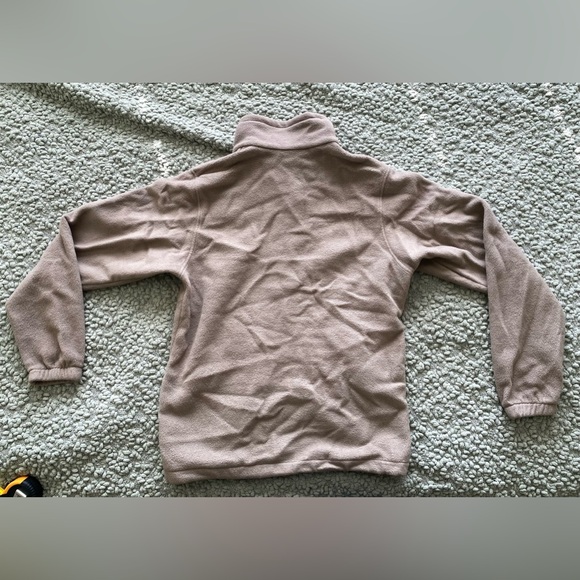 Columbia Women’s Full Zip Fleece Jacket Tan Size Small - Picture 2 of 7